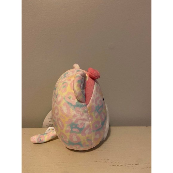 Squishmallows Michaela the Cheetah 5” Stuffed Plush with Bow - Picture 4 of 4